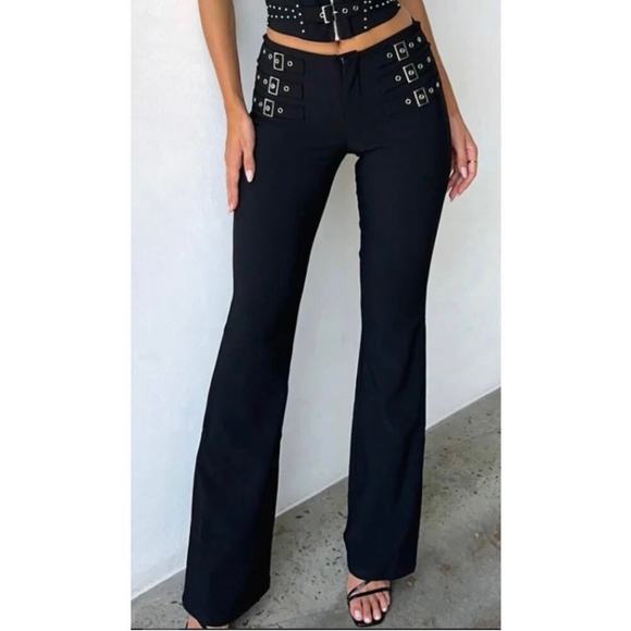 OUTCAST BRANDI PANTS BLACK Size XS EXCLUSIVES 0C4327 - Picture 4 of 15